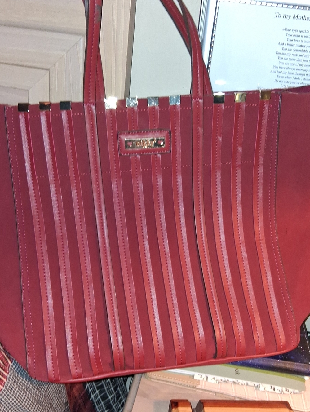 Stylish Red Women’s Tote Bag - Brand: